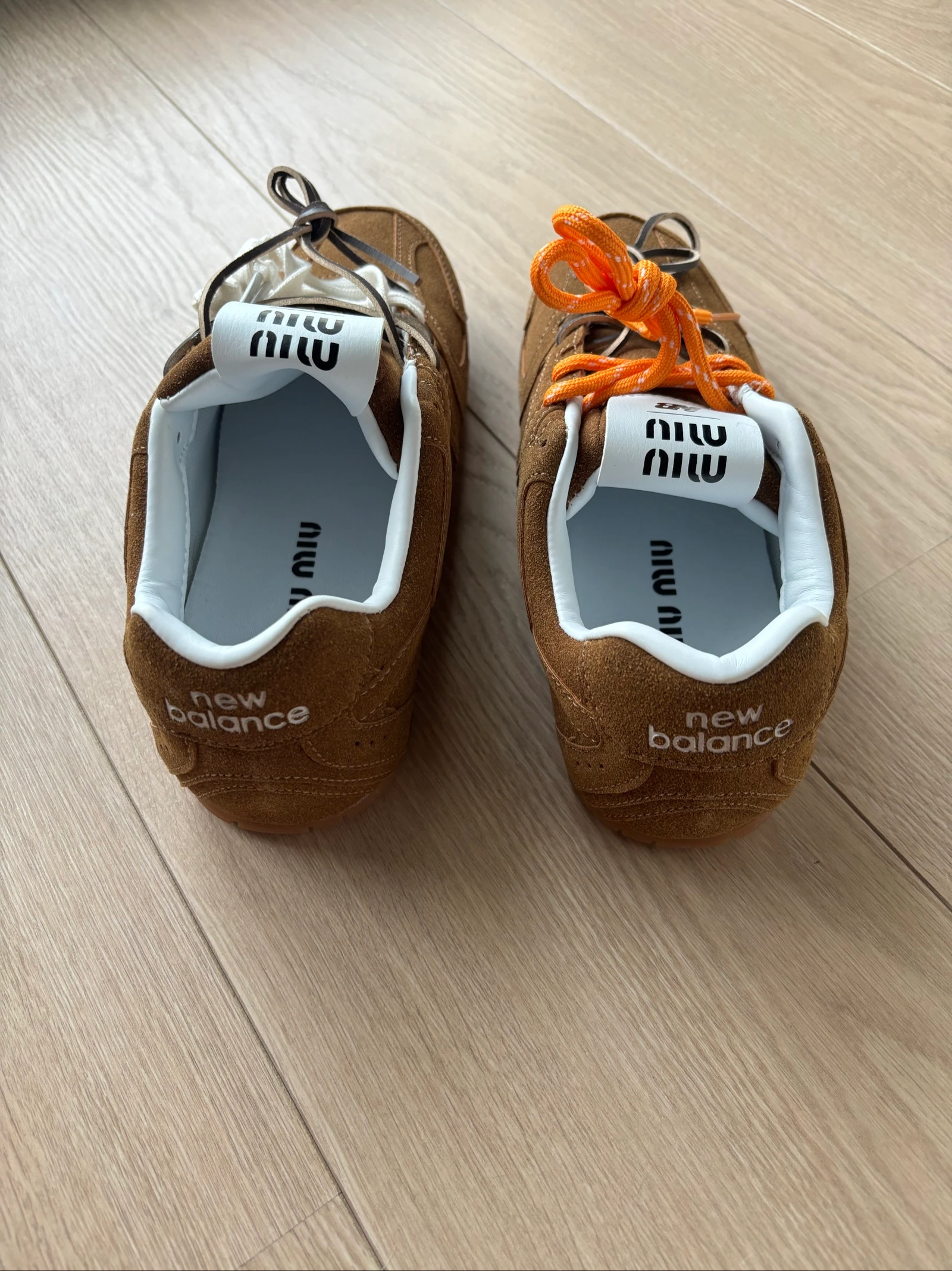 Chaussures en cuir marron avec lacets originaux – photo 5